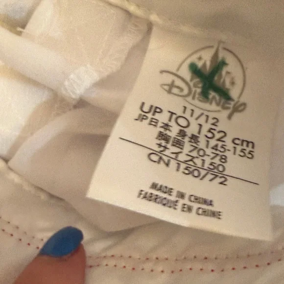 Disney Parks Mary Poppins Elegant Red and White Kids Costume w/matching Hat - Picture 7 of 14